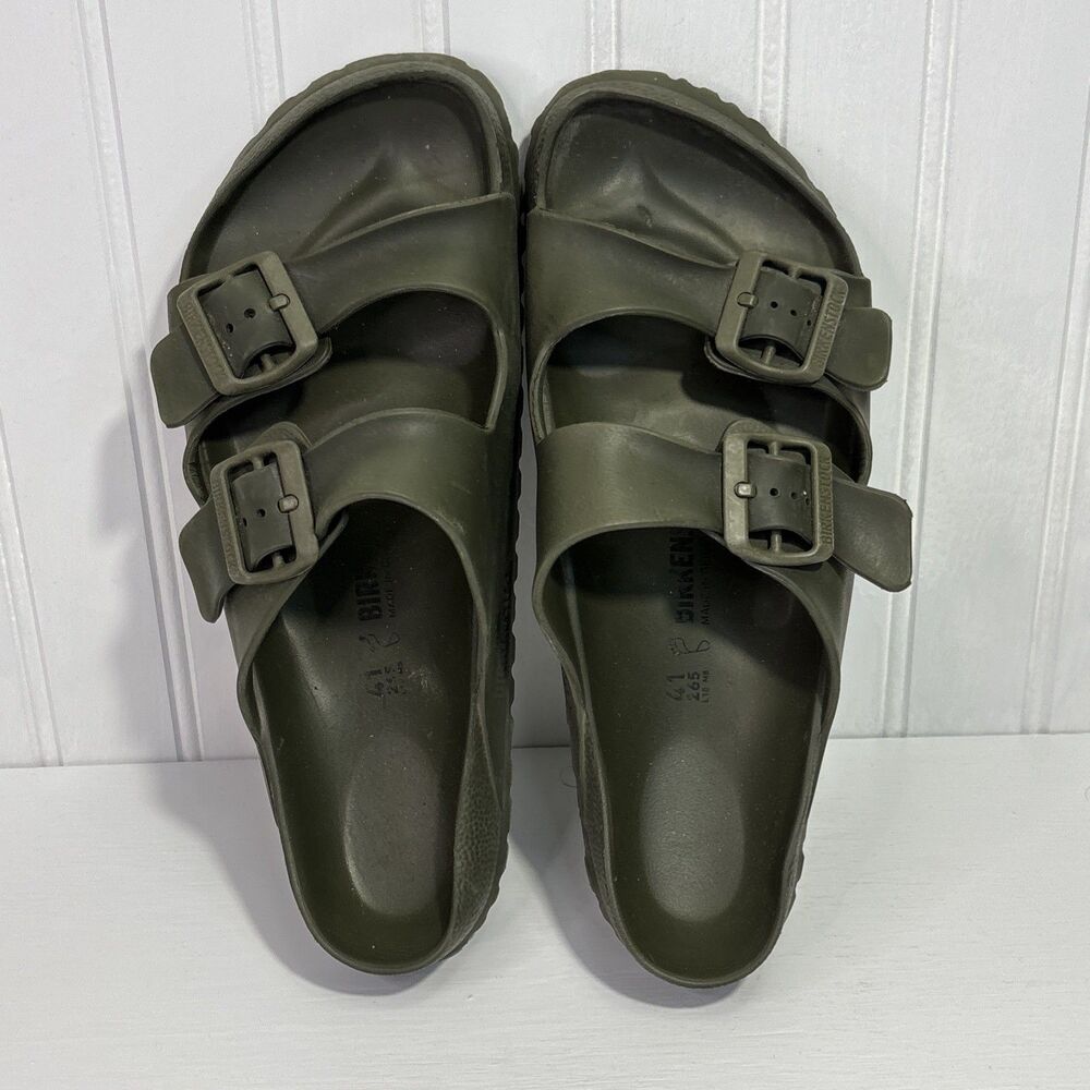 Brikenstock Arizona Eva Sandals Slip On Green Sz 41 Womens 10 OR Mens 8. #A2026